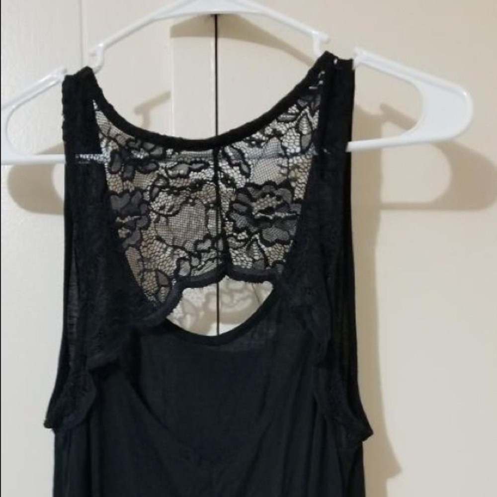 Black lace top